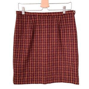 Vintage Rena Rowan for Seville Tweed Style Mini Skirt in Size 10